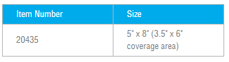 Shield Size Chart