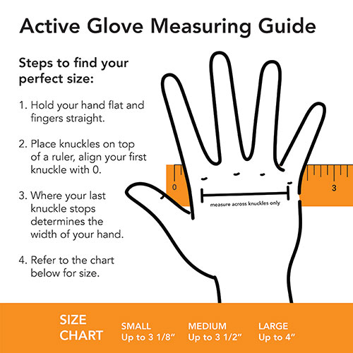 Active Gloves Sizing