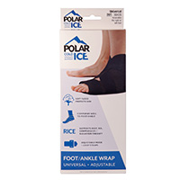 Polar Ice Foot/Ankle Wrap Black Packaging
