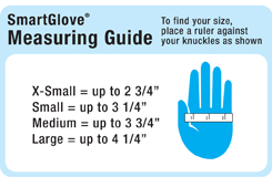 Imak Smart Glove Size Chart