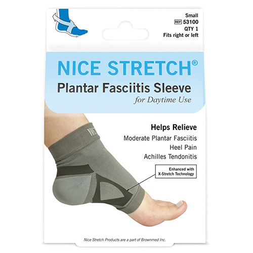 Nice Stretch Plantar Fasciitis Sleeve - Brownmed