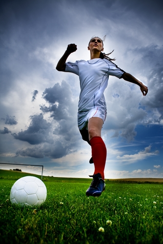 Plantar fasciitis sidelined soccer star Stephanie Catley.