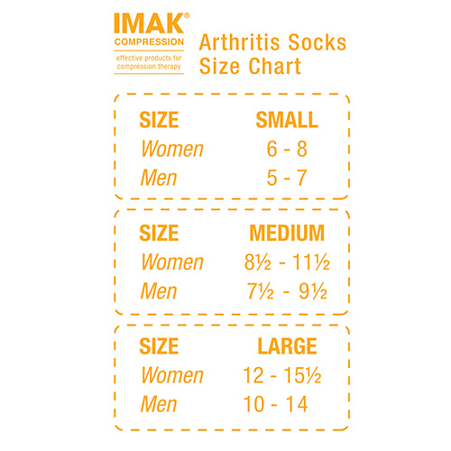 IMAK Arthritis Socks Pair of gentle compression socks for arthritic foot  pain.