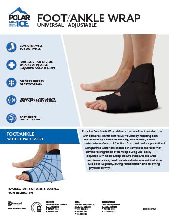 foot/ankle wrap brochure
