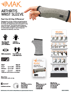 thumbnail of Sellsheet_IMAKCOMP_ArthritisWristSleeve